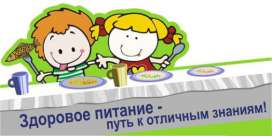 Меню для школьной столовой Меню для школьной столовой